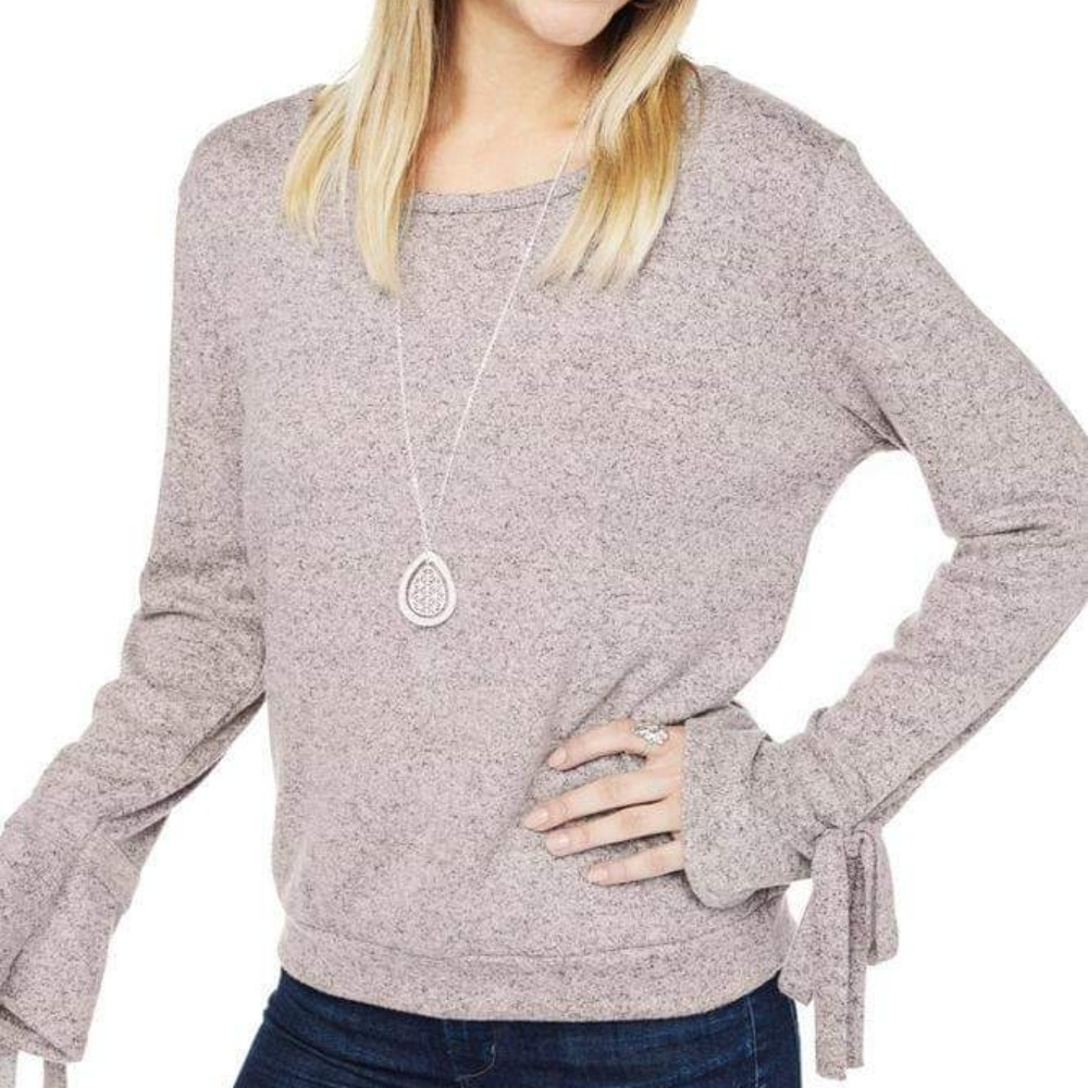 Sweater with Bows on Sleeves
